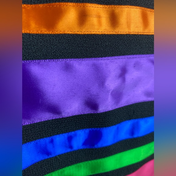 Maggy London Ribbon Striped Dress - Picture 7 of 13